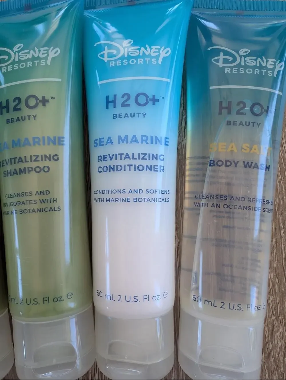 Disney Resorts H2O+ Beauty Sea Marine Shampoo Conditioner Sea Salt Body Wash